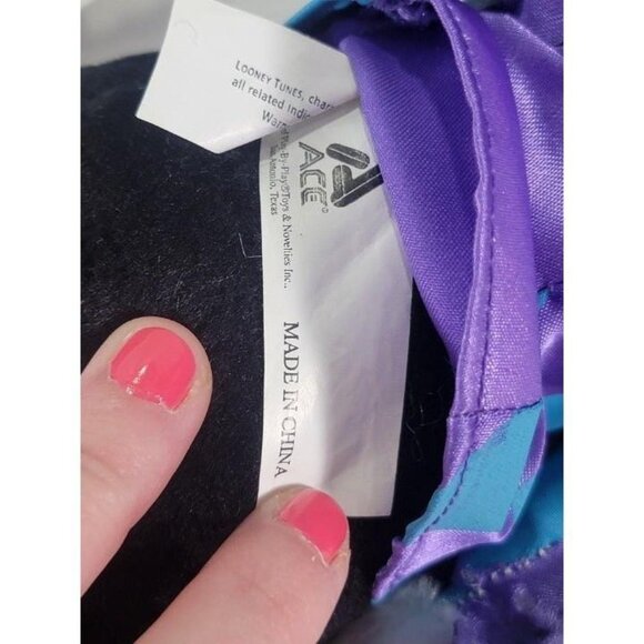 Warner Bros. 1997 Sylvester the Cat Jester 10" Looney Tunes Stuffed‎ Plush - Picture 8 of 9